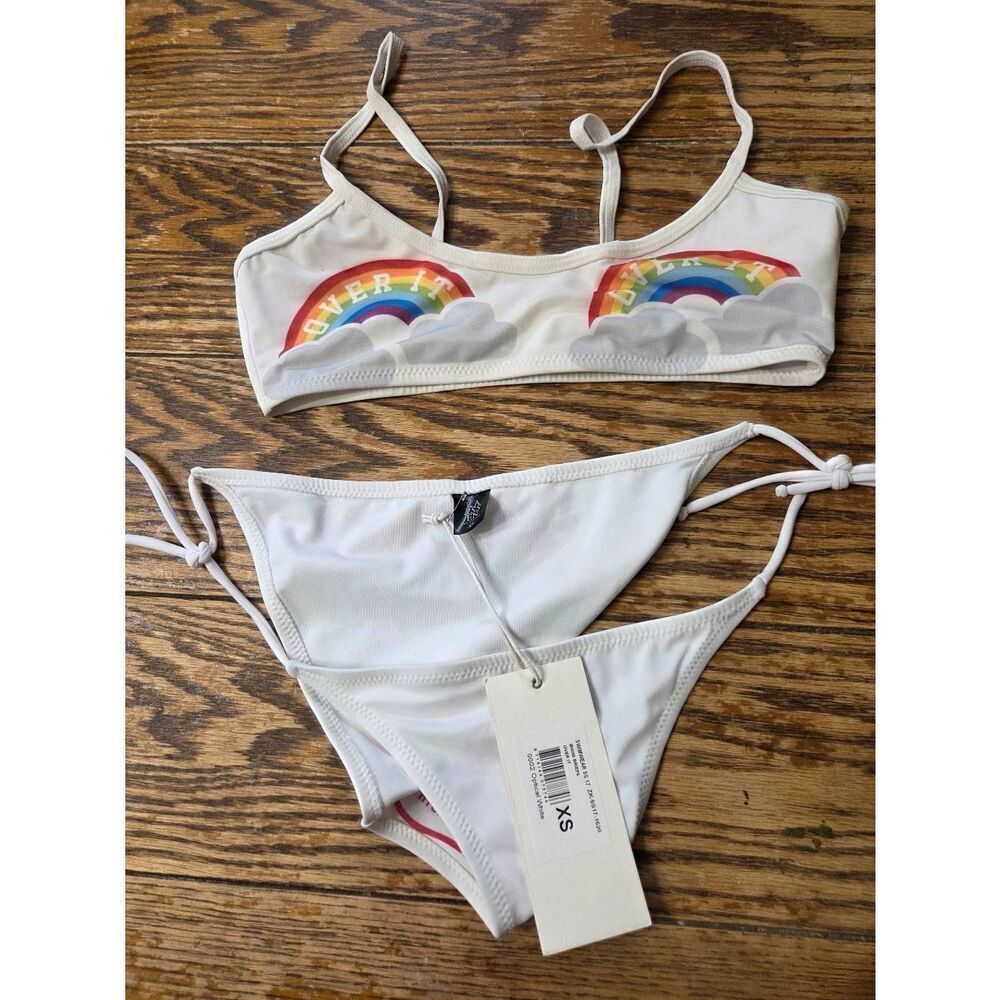 NWOT Zoe Karssen over it bikini set sz XS